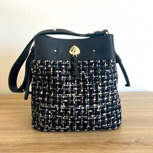 Kate Spade Marti Tweed Fabric Large Bucket